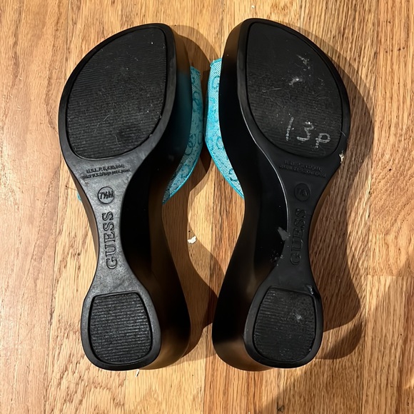 vintage guess y2k platform sandals - Picture 6 of 7